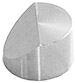 Hitachi Probenteller, Ø 15 x 10 mm, M4, 45° Schräge, Aluminium